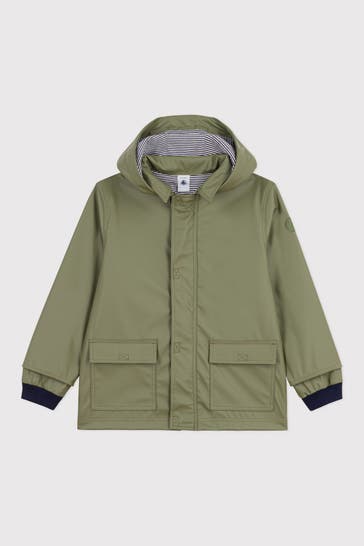 PETIT BATEAU Jacke 'Cire' oliv