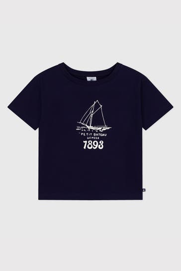 PETIT BATEAU T-Shirt dunkelblau