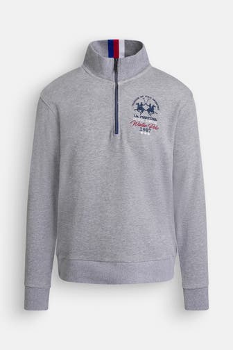 LA MARTINA Sweat-Troyer grau