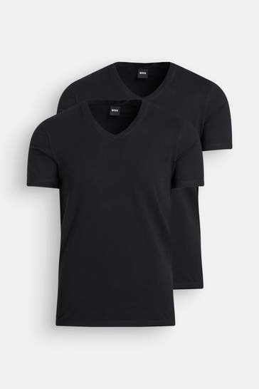 BOSS 2er-Pack T-Shirt schwarz