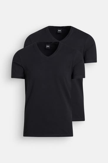 BOSS - 2er-Pack T-Shirt schwarz