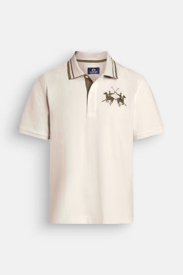 LA MARTINA Polo-Shirt beige