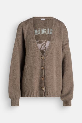 RIANI Strickjacke taupe