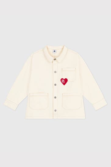 PETIT BATEAU Jeansjacke sand