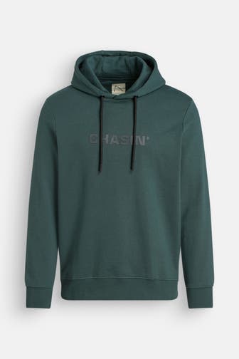 CHASIN' Hoodie 'Duell' dunkelgrün