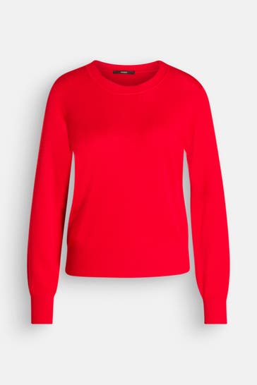 WINDSOR. Strickpullover rot