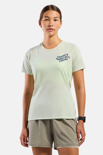 ODLO Funktionsshirt 'Essential' lindgrün