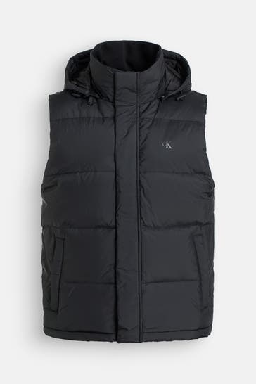 CALVIN KLEIN Daunenweste schwarz