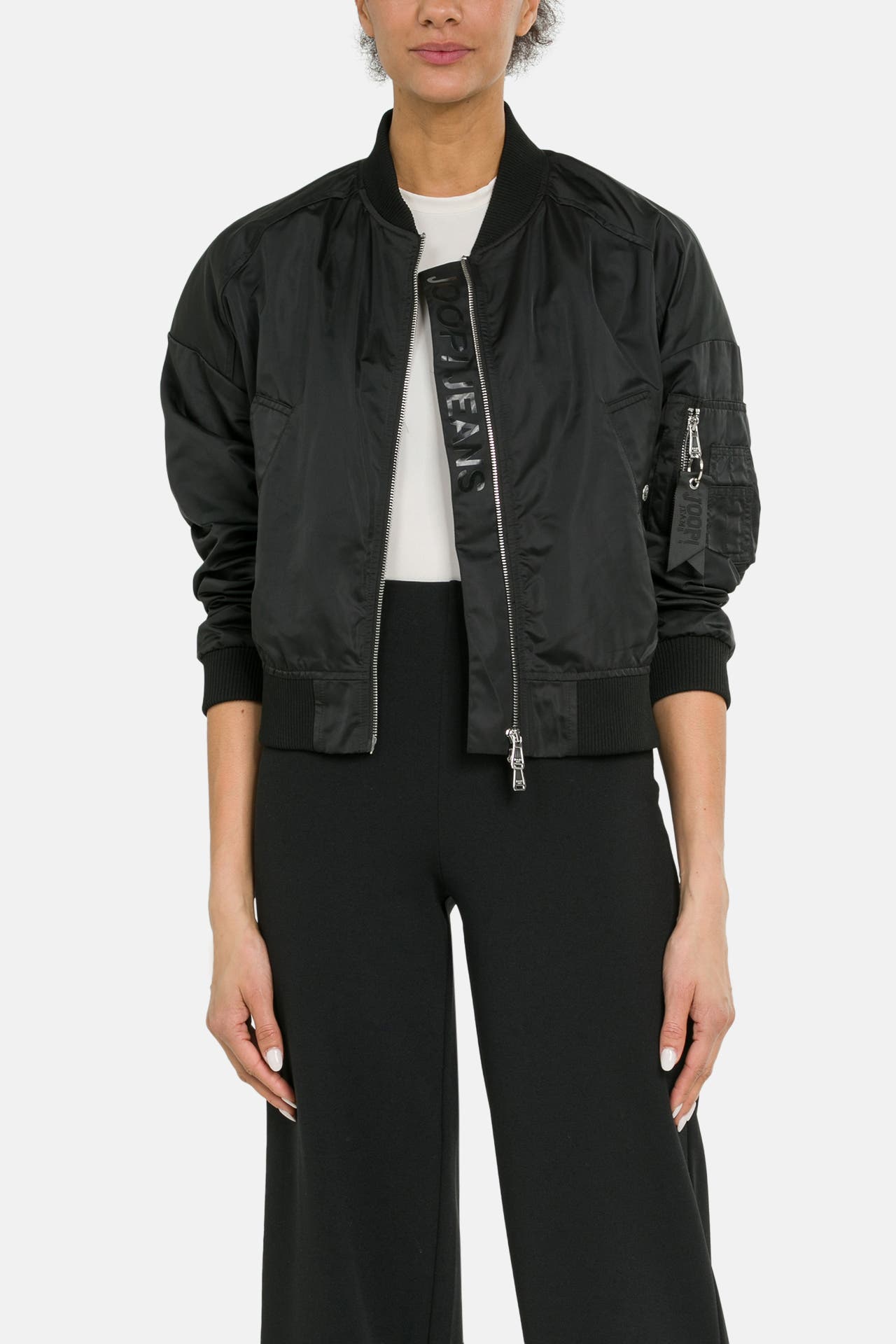JOOP! JEANS Bomberjacke 'Olcay' schwarz, Bild 1