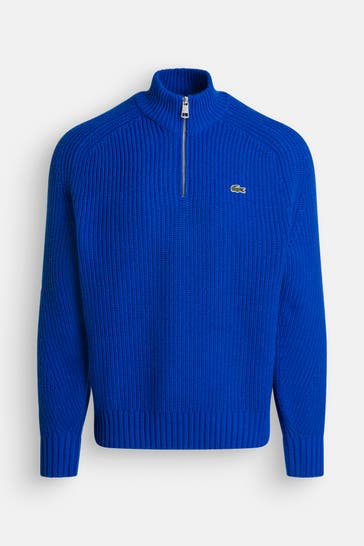 LACOSTE Strick-Troyer royalblau