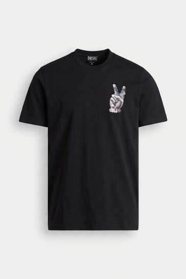 DIESEL T-Shirt schwarz