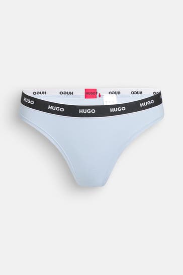 HUGO String hellblau