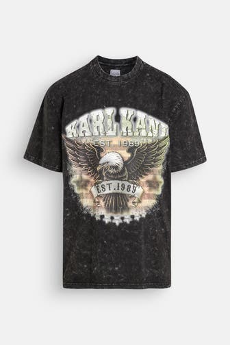 KARL KANI T-Shirt dunkelgrau