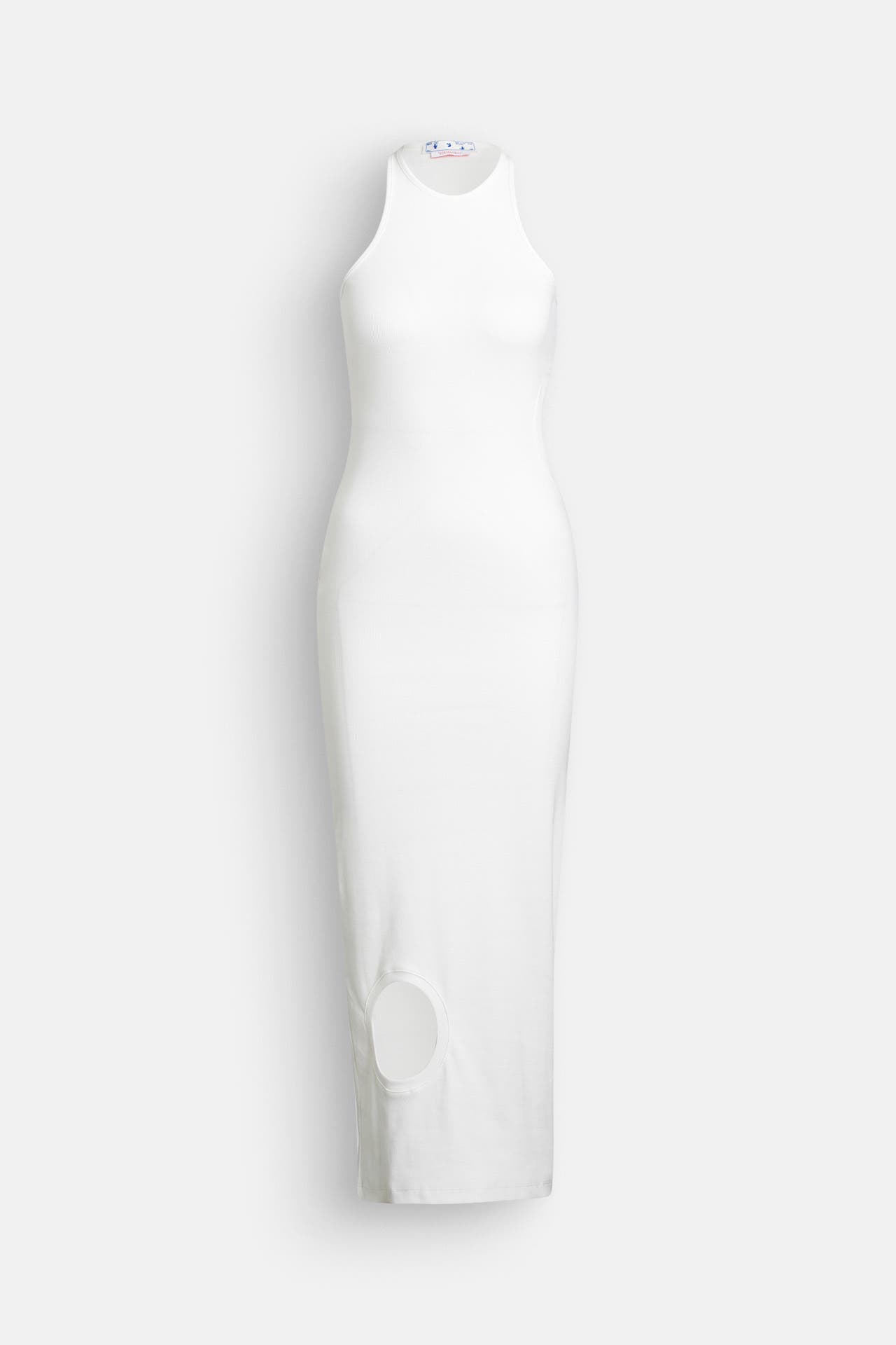 OFF-WHITE Kleid 'Meteor Ribbed Rowning' weiß, Bild 1