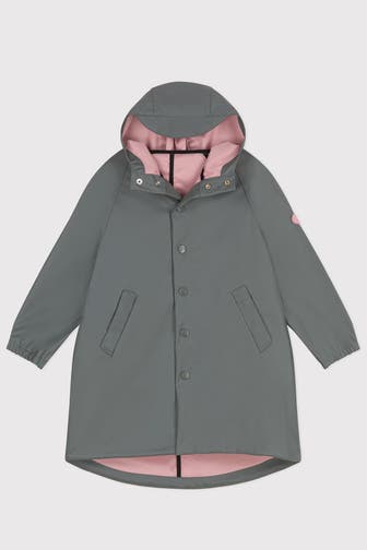 PETIT BATEAU Regenmantel grau