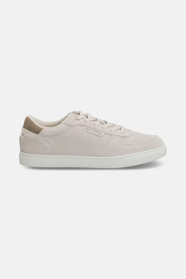 MARC O'POLO Ledersneaker 'Calle' steingrau