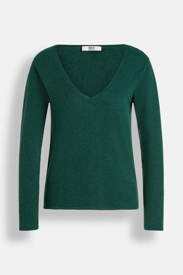 RM BY ROSEMUNDE Strickpullover 'Sofia' waldgrün