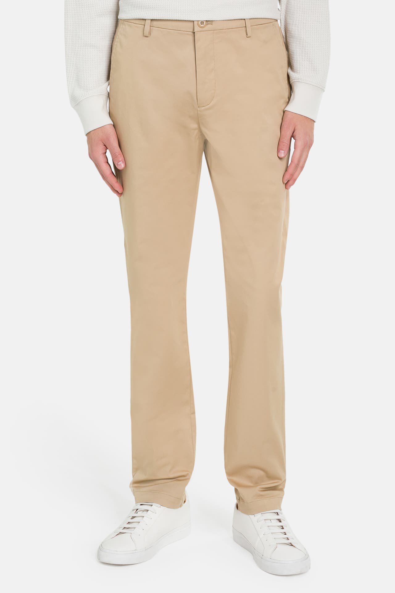 CALVIN KLEIN Stoffhose beige, Bild 1