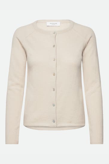 ROSEMUNDE Kaschmirmix-Cardigan creme