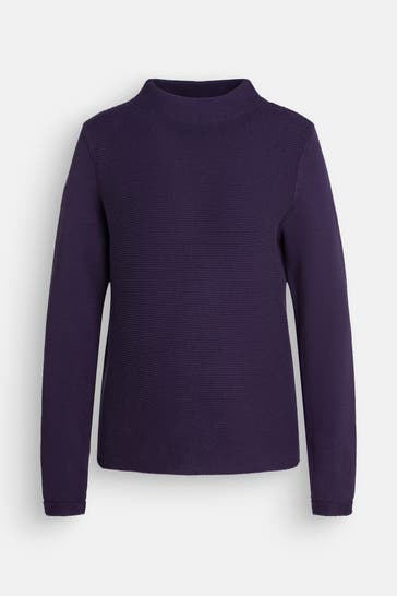 MARC O'POLO Strickpullover aubergine
