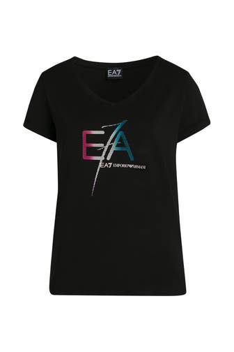EA7 T-Shirt schwarz