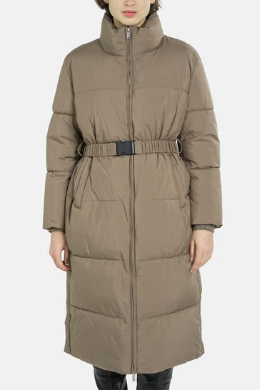 CALVIN KLEIN Steppmantel braun