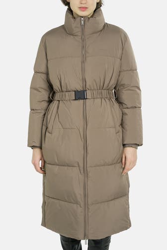 CALVIN KLEIN Steppmantel braun