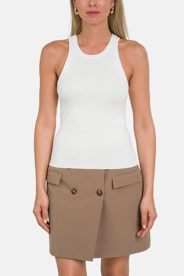 NEO NOIR Top 'Willy' weiß