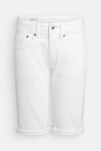 PEPE JEANS Jeansshorts weiß slim