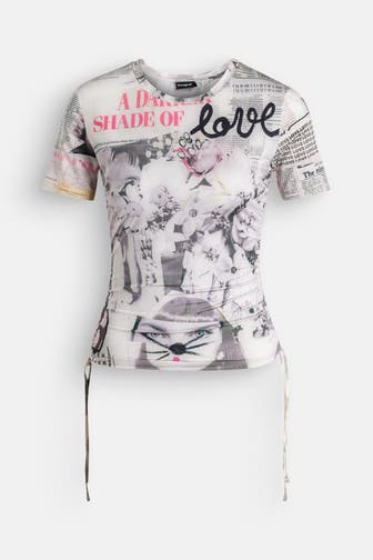 DESIGUAL T-Shirt 'Boadora' gemustert