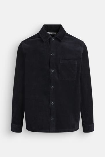 SAMSØE & SAMSØE Cord-Overshirt 'Sadamon' nachtblau
