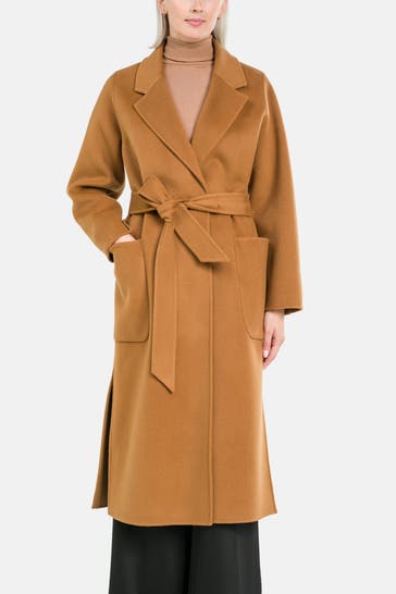 IVY OAK Wollmantel braun