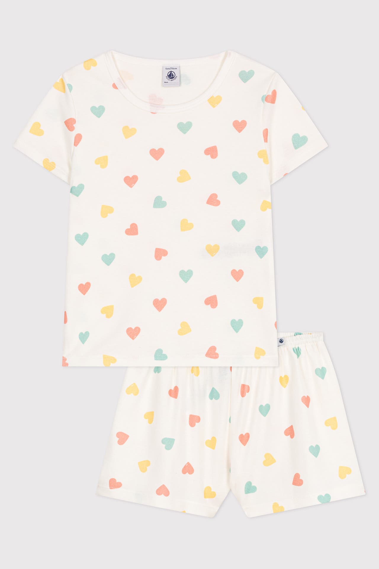 PETIT BATEAU Pyjama-Set gemustert, Bild 1