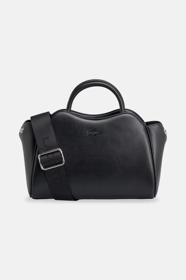 LACOSTE Schultertasche schwarz