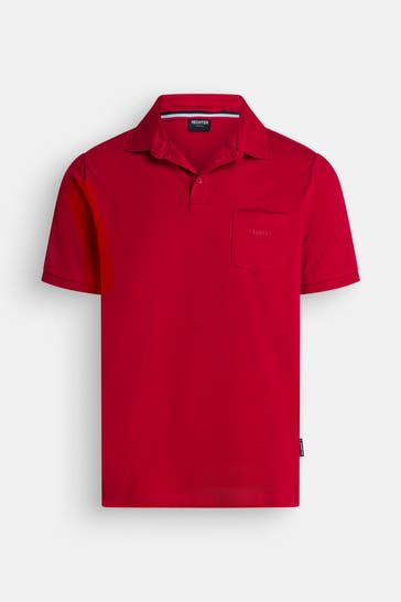 HECHTER Paris Polo-Shirt dunkelrot