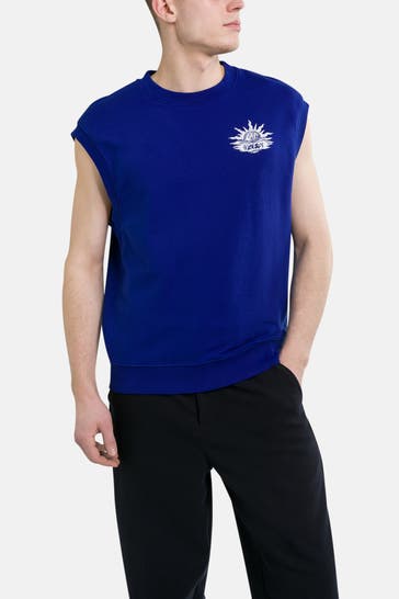 REPLAY Pullunder azurblau