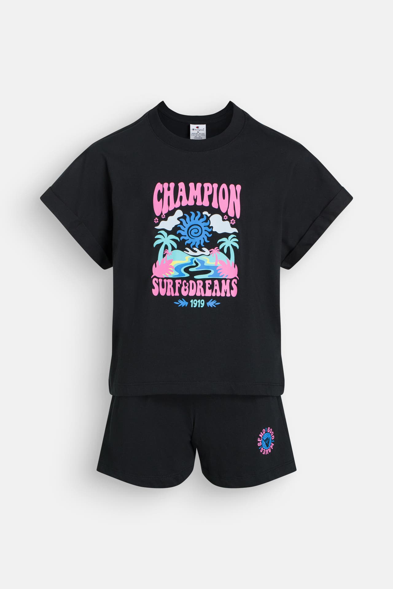 CHAMPION Set: T-Shirt und Shorts, Bild 1