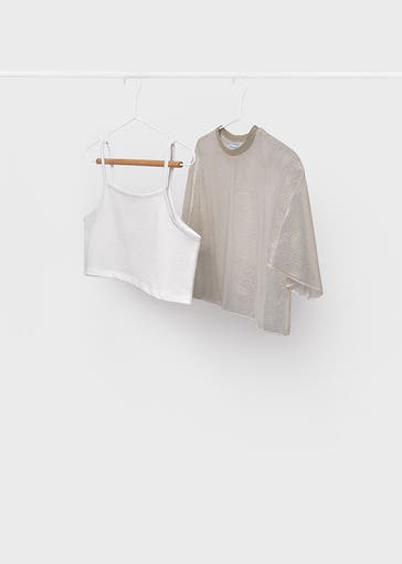 MAYORAL Set: T-Shirt und Tank-Top mehrfarbig