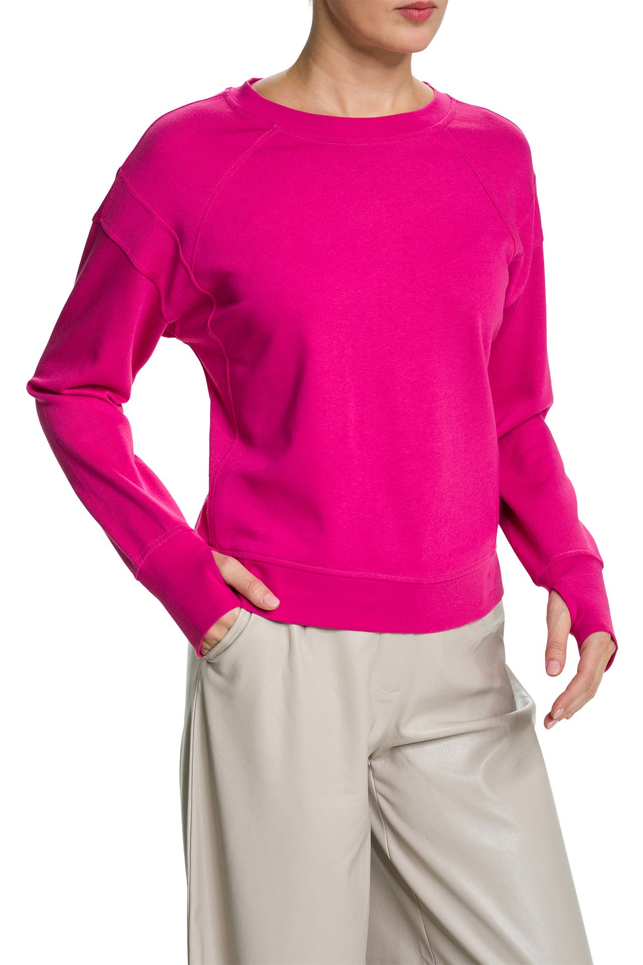 Comma sweatshirt pink on sale