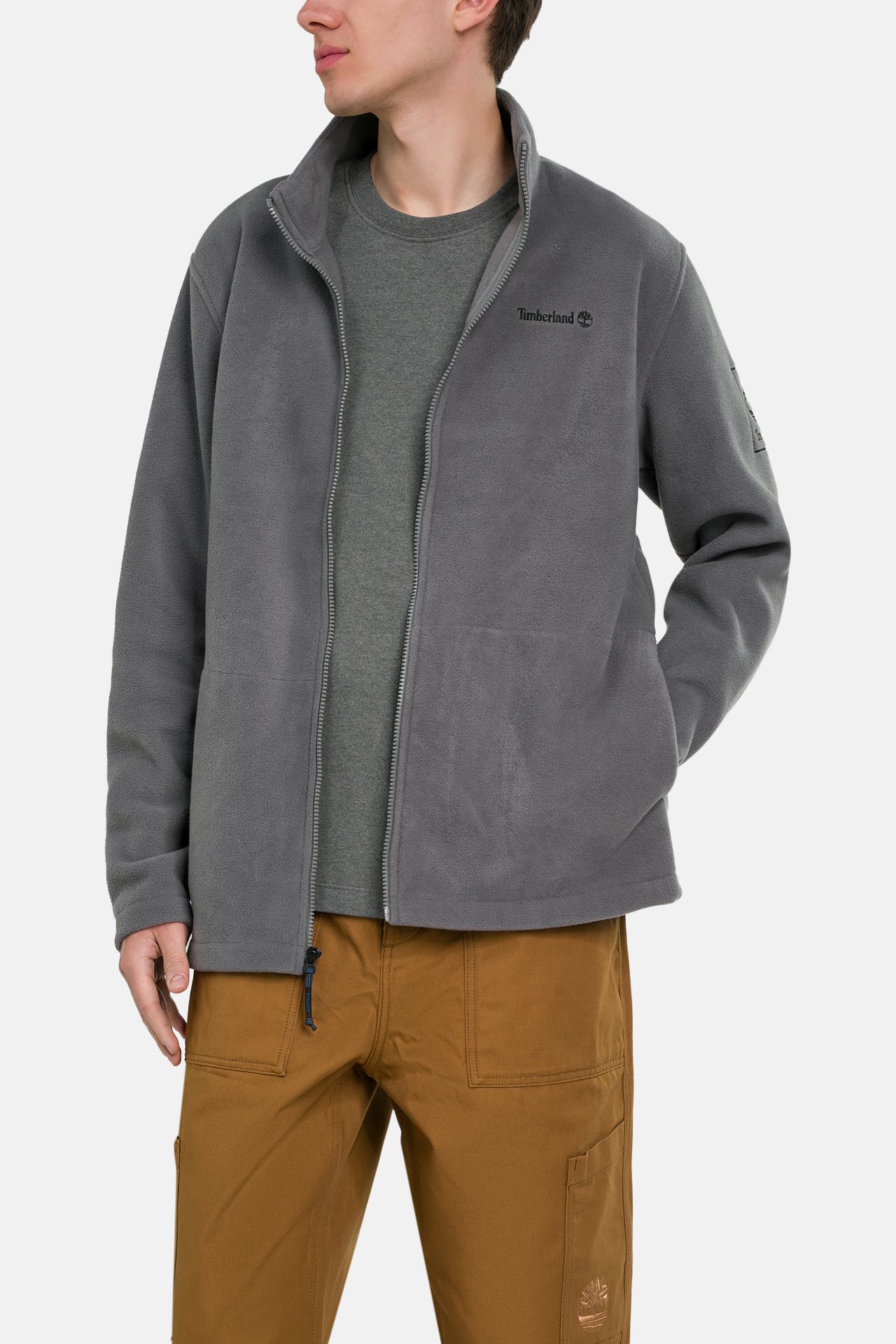 TIMBERLAND Fleecejacke grau, Bild 1