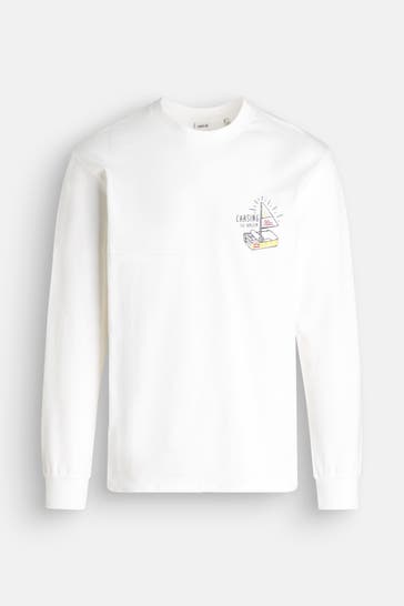 !SOLID Longsleeve 'SDOVIE' weiß