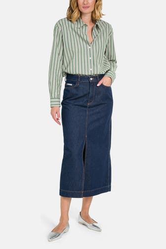 MARC O'POLO DENIM Jeansrock dunkelblau