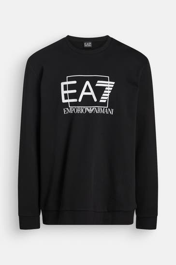 EA7 Sweatshirt schwarz
