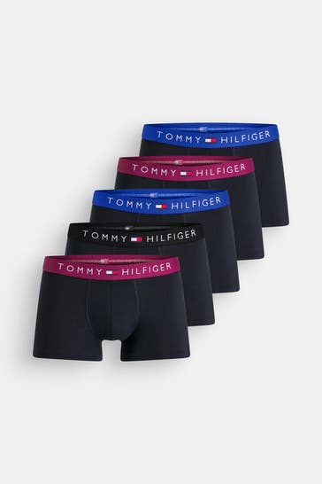 TOMMY HILFIGER 5er-Pack Boxer Trunks dunkelblau