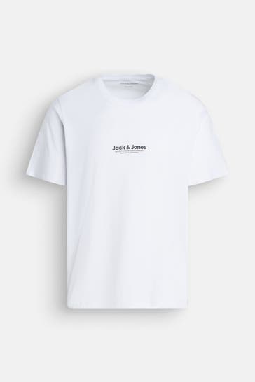 JACK & JONES T-Shirt weiß