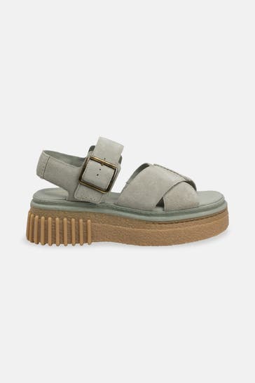 CLARKS Sandalen 'Evamar Wish' grau