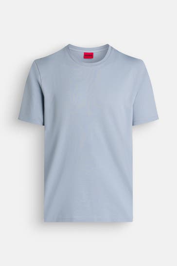 HUGO T-Shirt 'Dimerstee' taubenblau