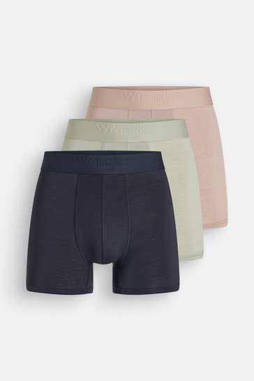 WRANGLER 3er-Pack Boxer Trunks 'Griffin' mehrfarbig