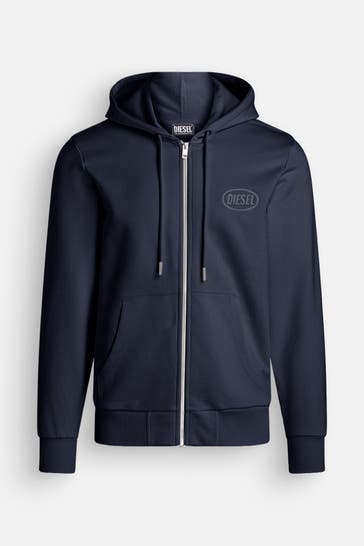 DIESEL Sweatjacke dunkelblau