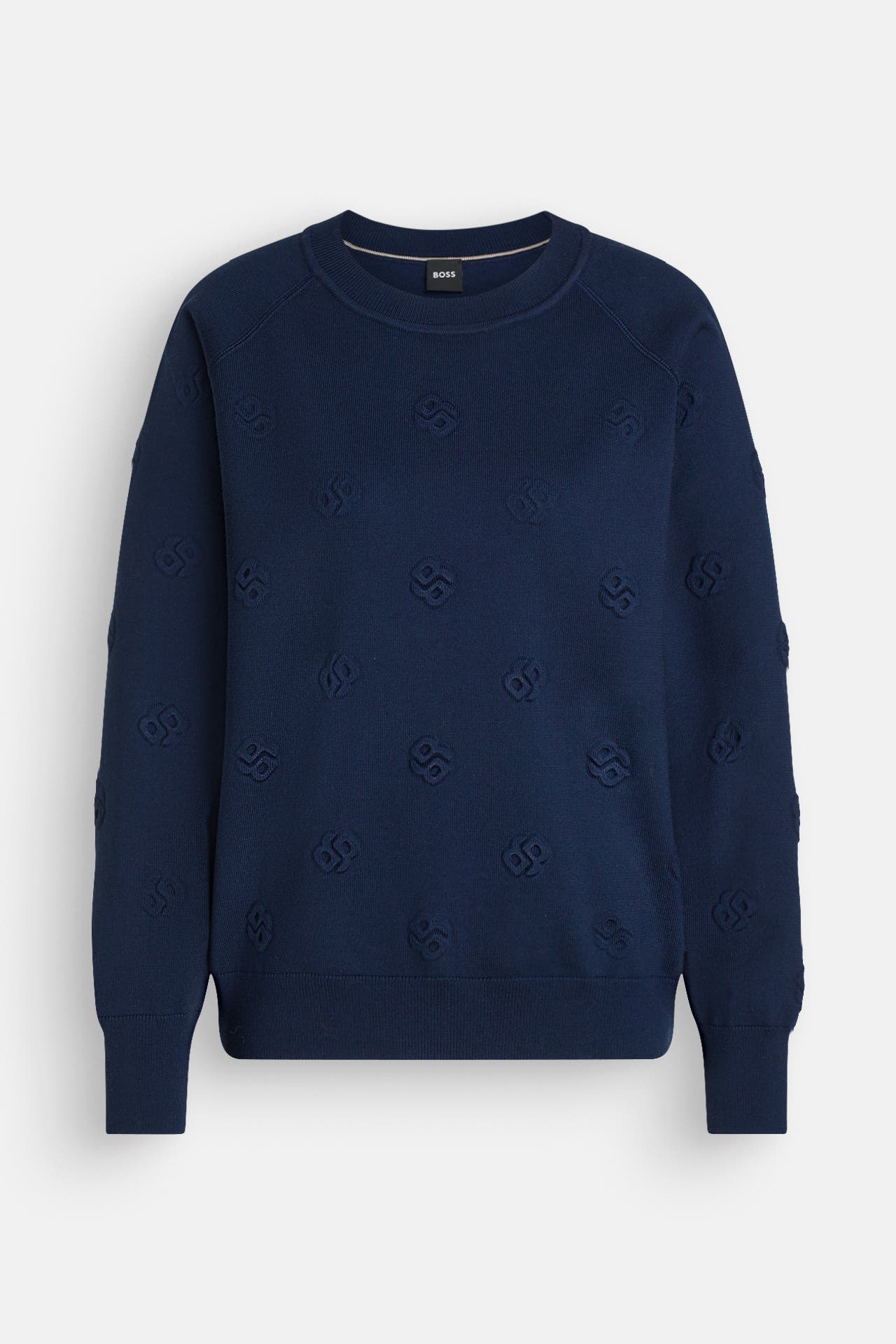 BOSS Strickpullover 'Furbani' dunkelblau, Bild 1